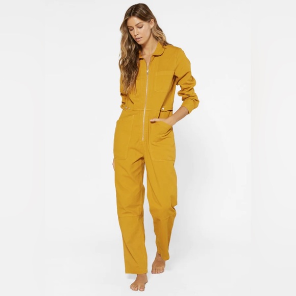 Outerknown Pants & Jumpsuits Outerknown Depot Jumpsuit In Gold